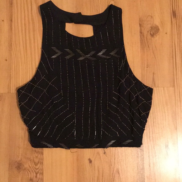 Kendall And Kylie crop top. All beaded - Picture 1 of 5